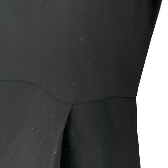 REISS Women's Black Long Sleeve Midi Dress